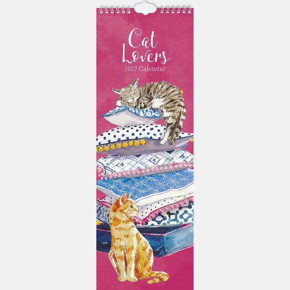 Cat Lovers 2027 Slim Calendar