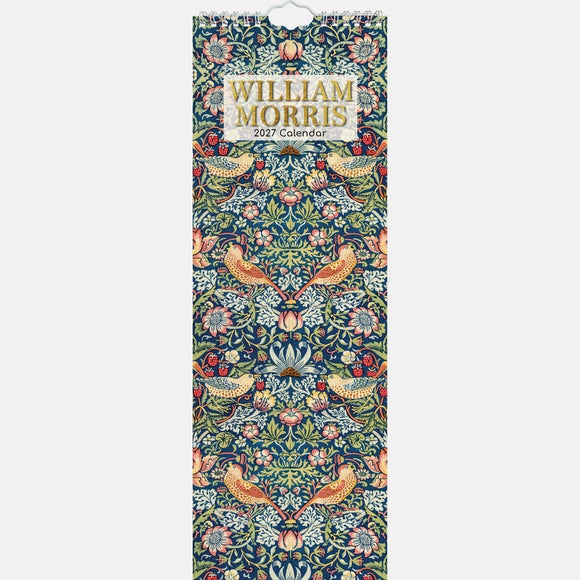 William Morris 2027 Slim Calendar