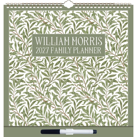 Floral 2027 Weekly Family Planner