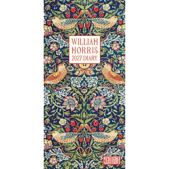 William Morris Strawberry Thief 2027 Pocket Diary