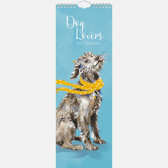 Dog Lovers 2027 Slim Calendar