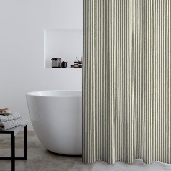 Catherine Lansfield Timeless Stripe Shower Curtain