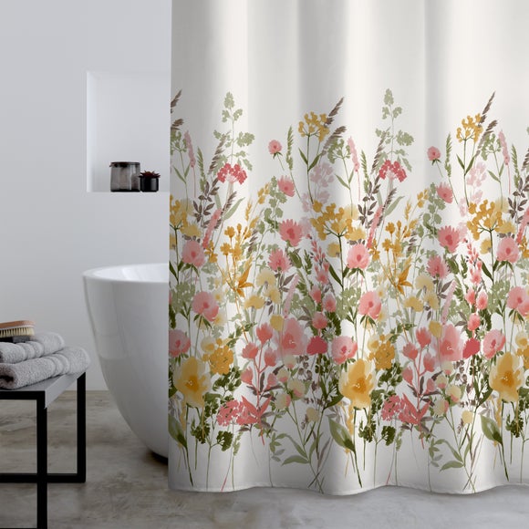 Catherine Lansfield Countryside Floral Shower Curtain