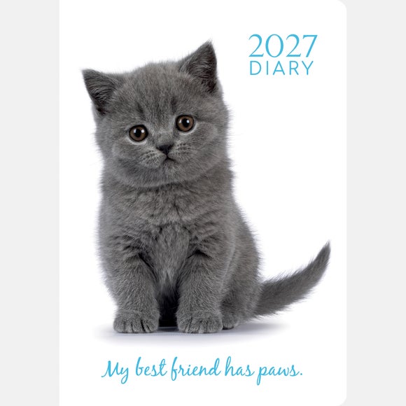 Photographic Cat 2027 A5 Diary