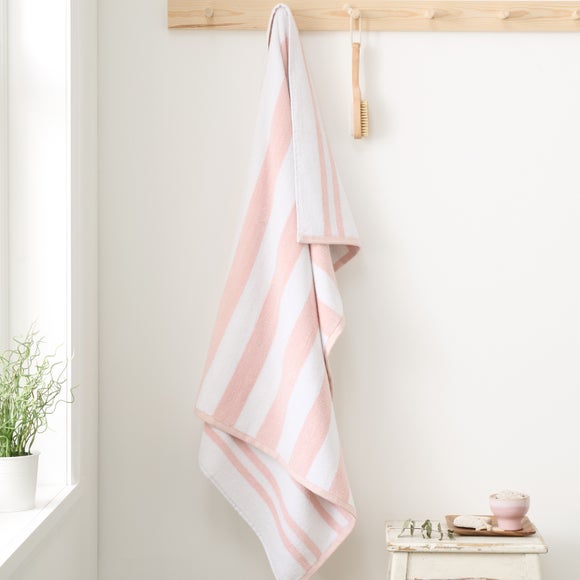 Bianca Reversible Striped Jacquard 100% Cotton Towel