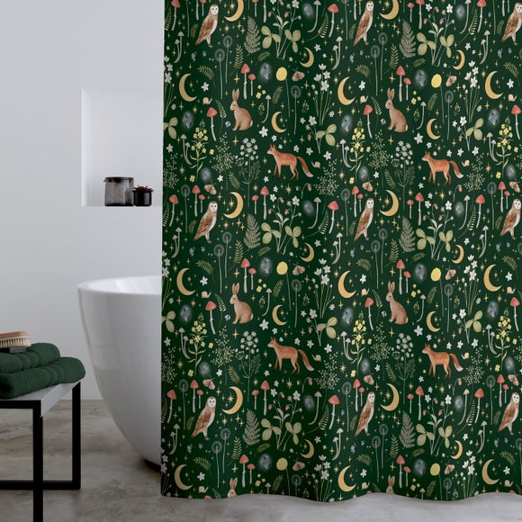 Catherine Lansfield Enchanted Twilight Shower Curtain