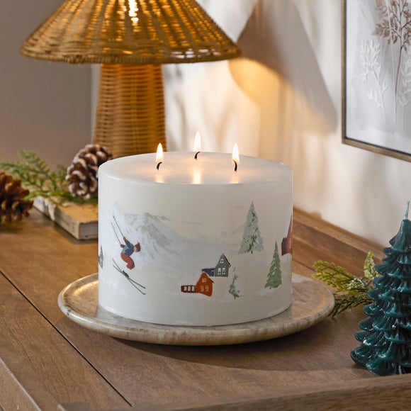 Unscented Alpine Scene Multi Wick Candle