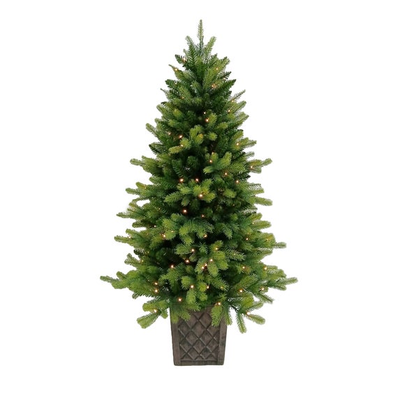 Return - 4.5ft Pre-Lit Oakley Fir Christmas Tree