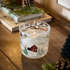 Winter Thyme Alpine Christmas Led Candle
