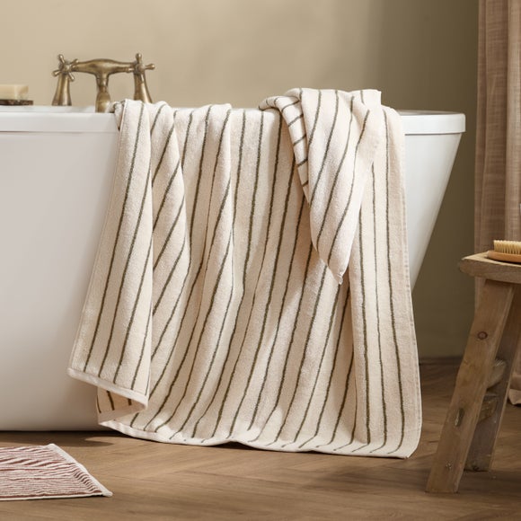 View Yard Hebden Narrow Stripe Cotton Towel View Yard Hebden Narrow Stripe Cotton Towel