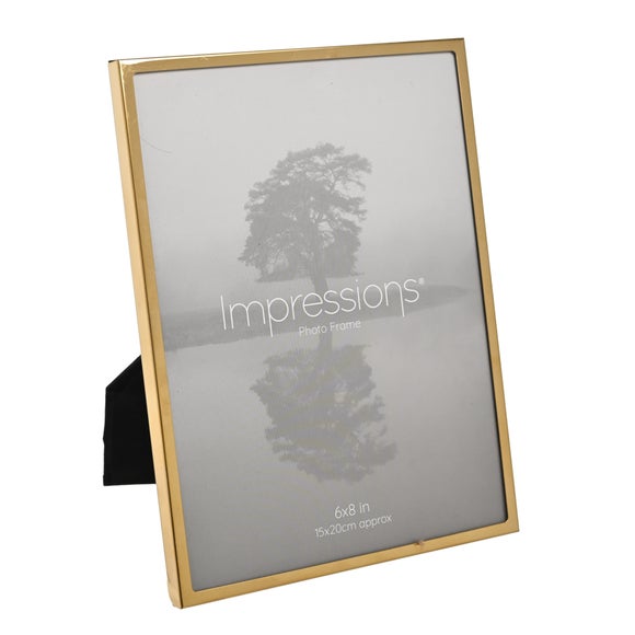 Impressions Simple Metal Photo Frame