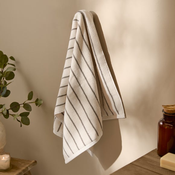 View Yard Hebden Narrow Stripe Cotton Towel View Yard Hebden Narrow Stripe Cotton Towel