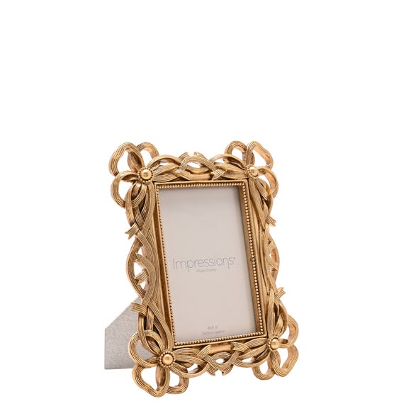 Impressions Bowknot Resin Photo Frame