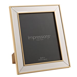 Impressions Mirror Border Bevelled Photo Frame
