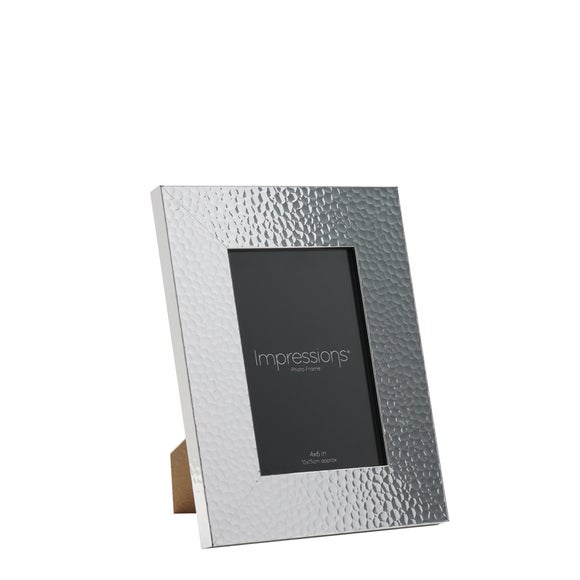 Impressions Hammered Metal Photo Frame