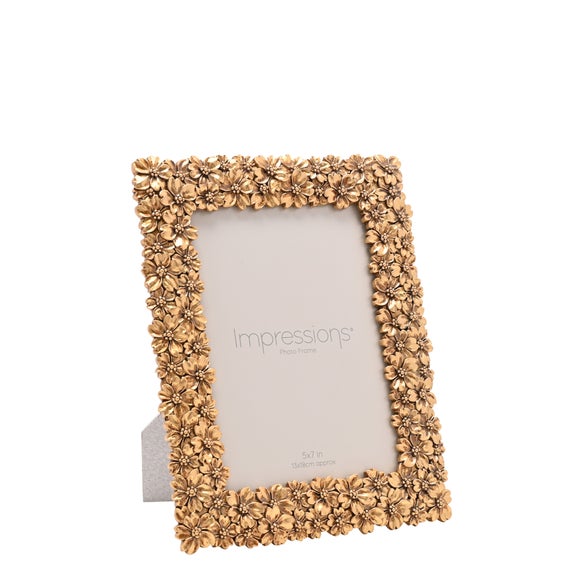 Impressions Flowers Resin Photo Frame