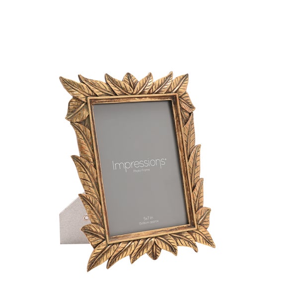 Impressions Leaf Resin Photo Frame