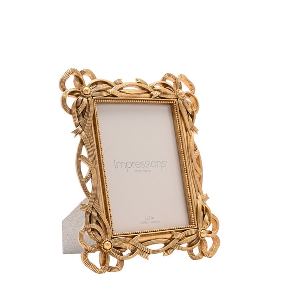 Impressions Bowknot Resin Photo Frame