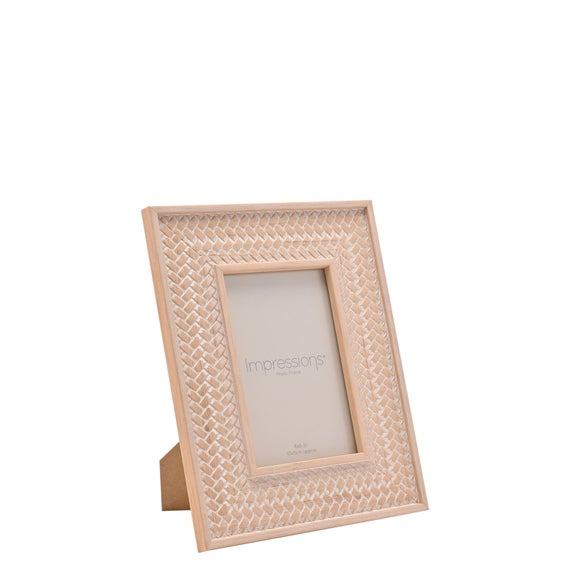 View Impressions Herringbone Patterned Photo Frame View Impressions Herringbone Patterned Photo Frame