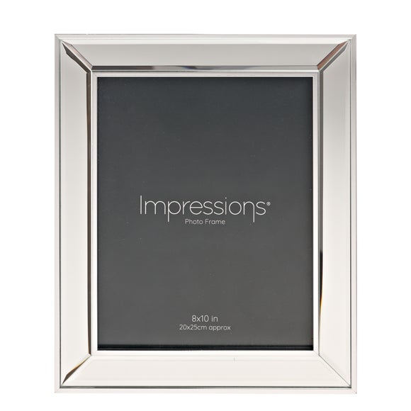 Photo 2 of Impressions Mirror Border Bevelled Photo Frame