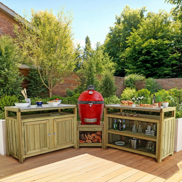View Terraza Outdoor Kitchen Corner Set View Terraza Outdoor Kitchen Corner Set