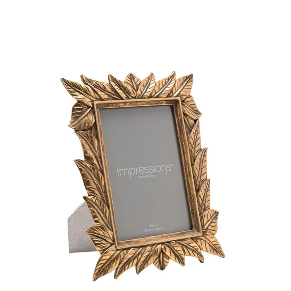 Impressions Leaf Resin Photo Frame