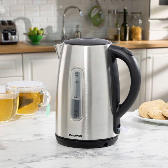 Daewoo 1.7L 3Kw Brushed Jug Kettle