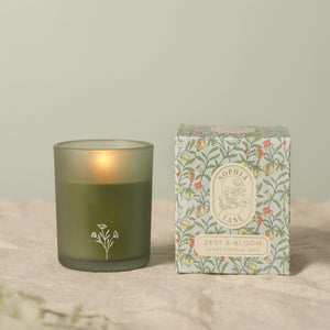 Sophia Lane Zest And Bloom Floral Candle
