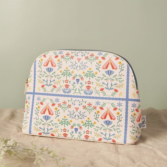 Sophia Lane Floral Makeup Bag