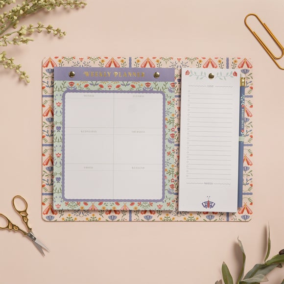 Sophia Lane Floral Weekly Planner and To Do List