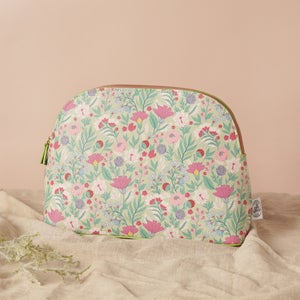 Sophia Lane Floral Makeup Bag