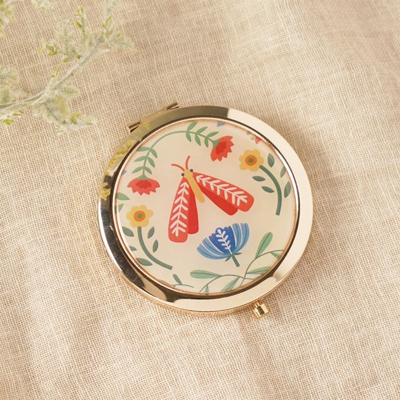 Sophia Lane Floral Compact Mirror