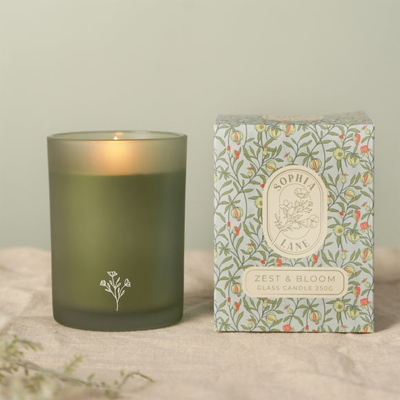 Sophia Lane Zest and Bloom Floral Candle
