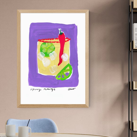 East End Prints Spicy Margs Framed Print