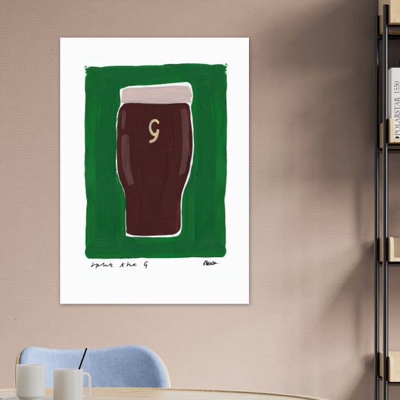 East End Prints Split The G Framed Print