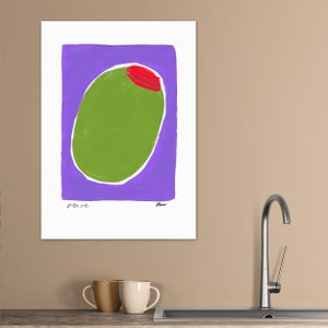 East End Prints Big Olive Framed Print
