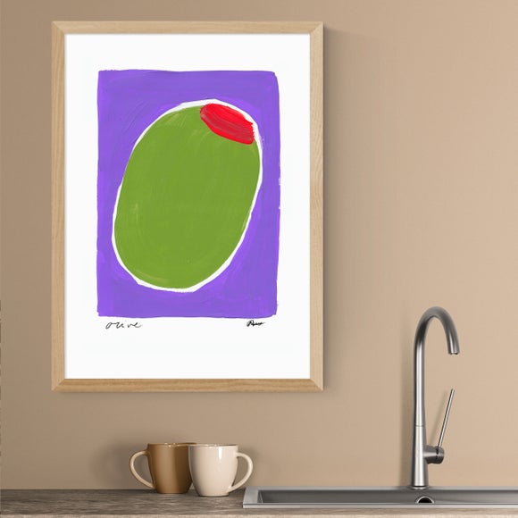 East End Prints Big Olive Framed Print