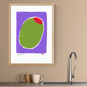 East End Prints Big Olive Framed Print