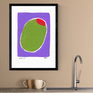East End Prints Big Olive Framed Print