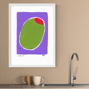 East End Prints Big Olive Framed Print
