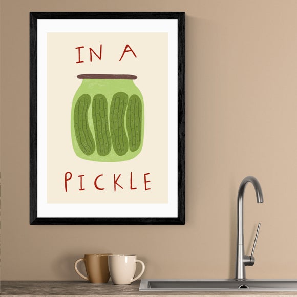 East End Prints Pickle Framed Print