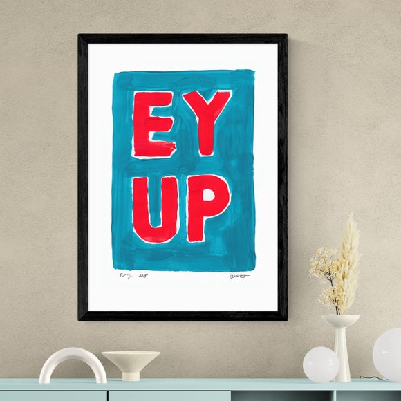 Photo of East End Prints Ey Up Framed Print