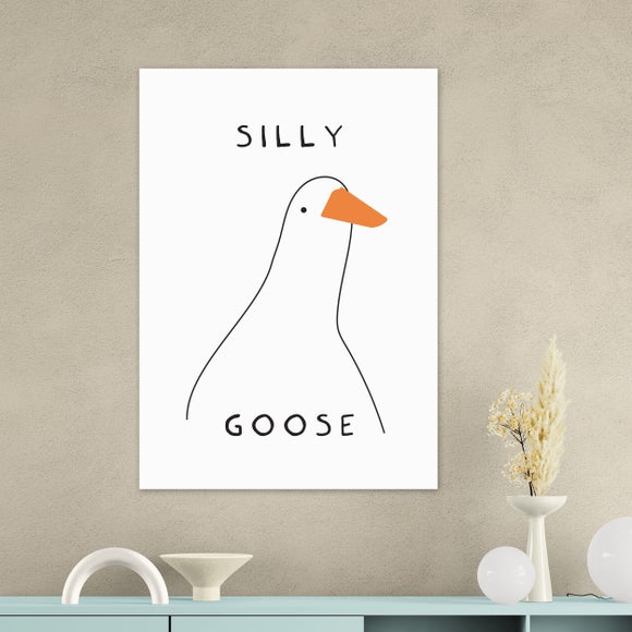 East End Prints Silly Goose Framed Print