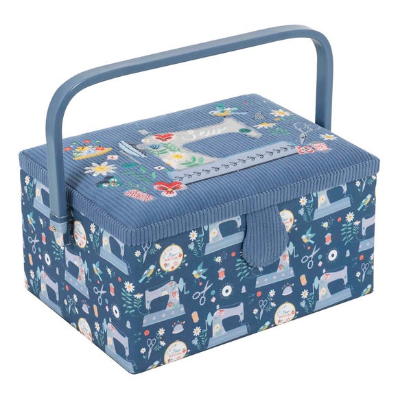 Hobby Gift Embroidered Sewing Machine Sewing Box