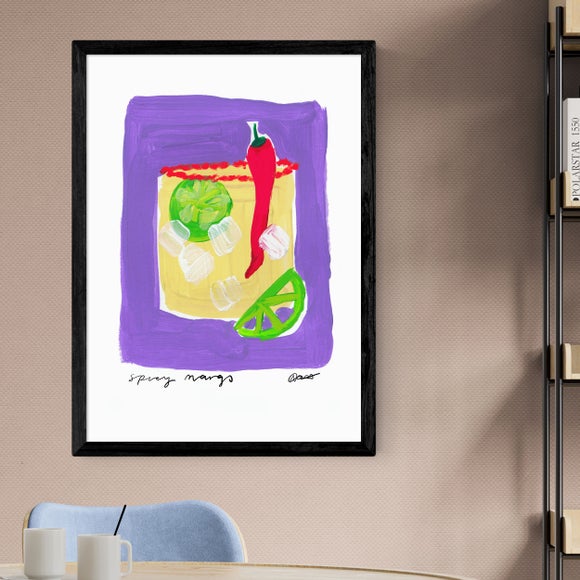 East End Prints Spicy Margs Framed Print