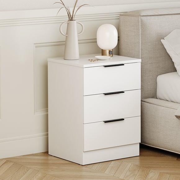Hayes 3 Drawer Bedside Table