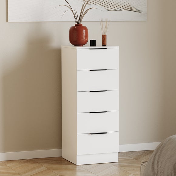 View Hayes 5 Drawer Narrow Chest View Hayes 5 Drawer Narrow Chest