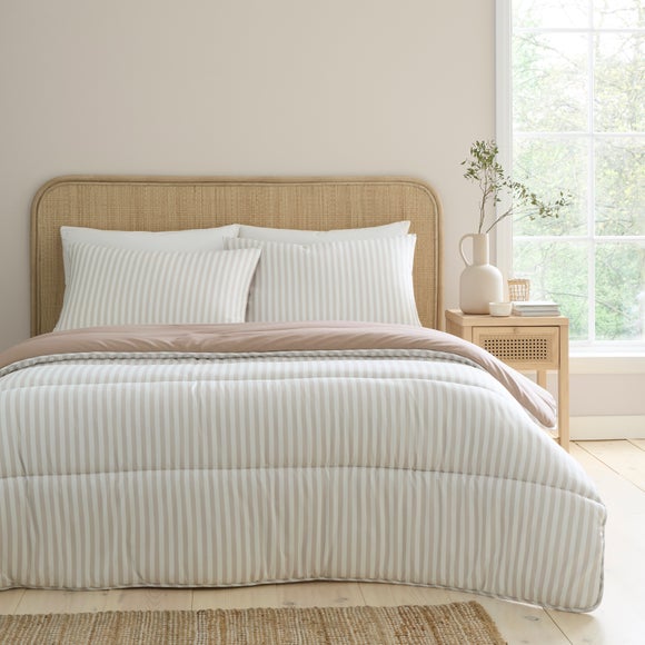 Coverless Striped 10.5 Tog Duvet