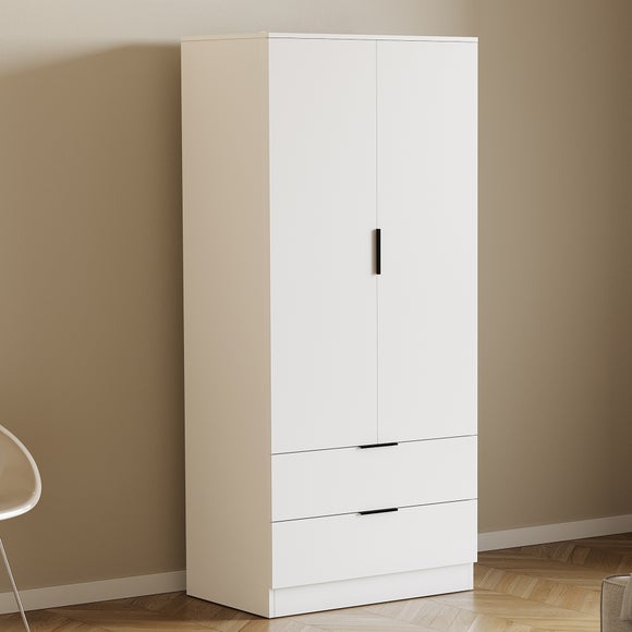Hayes 2 Drawer Double Wardrobe