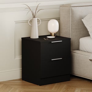 Hayes 2 Drawer Bedside Table